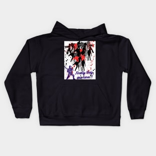 Zombie fitting time Kids Hoodie